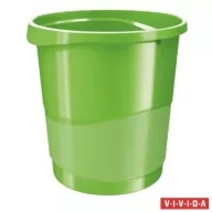   Papírkosár, 14 liter, ESSELTE "Europost", Vivida zöld