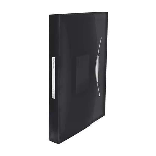 Harmonikamappa, A4, PP, 6 rekeszes, ESSELTE "Vivida", fekete