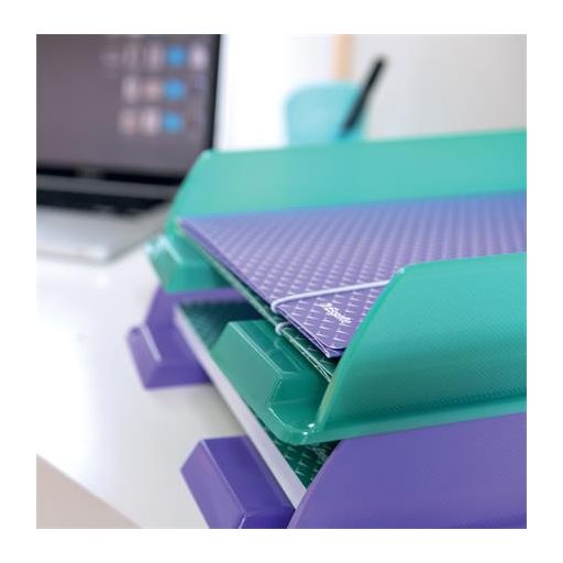 Irattálca, műanyag, ESSELTE "Colour'Breeze", zöld