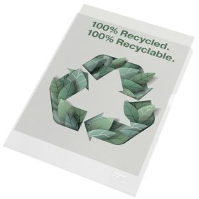   Genotherm, "L", A4, 100 mikron, narancsos felület, ESSELTE "Recycled"
