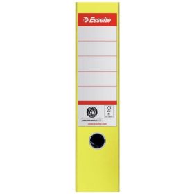   Iratrendező, 75 mm, A4, élvédő sínnel, ESSELTE "No.1", sárga