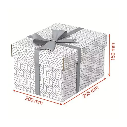 Tárolódoboz, S méret, ESSELTE "Home", fehér