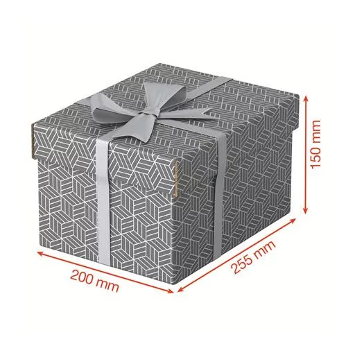 Tárolódoboz, S méret, ESSELTE "Home", szürke