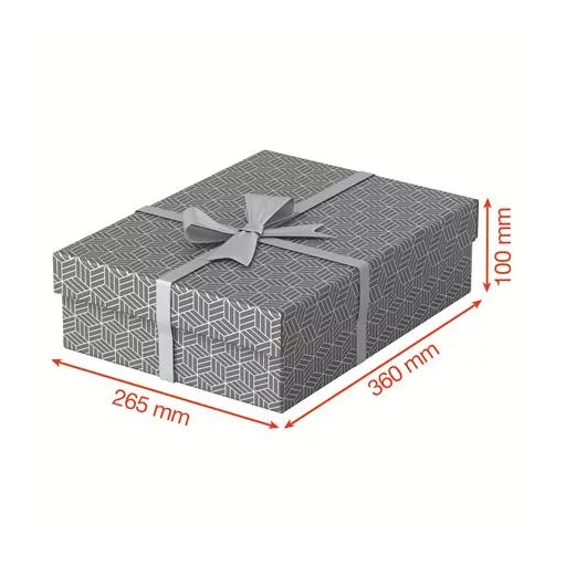 Tároló- és ajándékdoboz, ESSELTE "Home", szürke