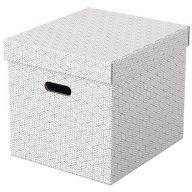   Tárolódoboz, kocka alakú, ESSELTE "Home", fehér