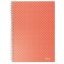 Spirálfüzet, A5, vonalas, 80 lap, ESSELTE "Colour'Breeze", korall