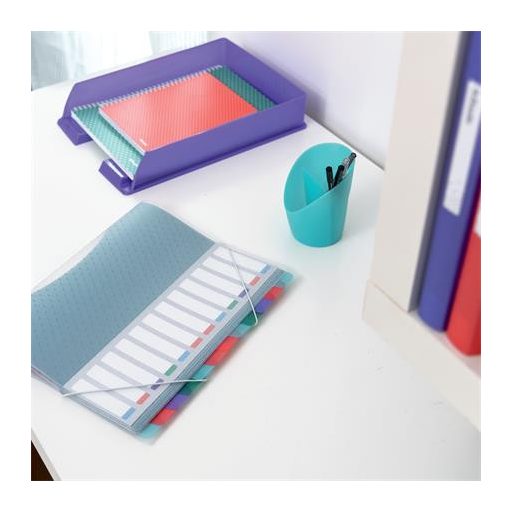 Spirálfüzet, A5, vonalas, 80 lap, ESSELTE "Colour'Breeze", levendula