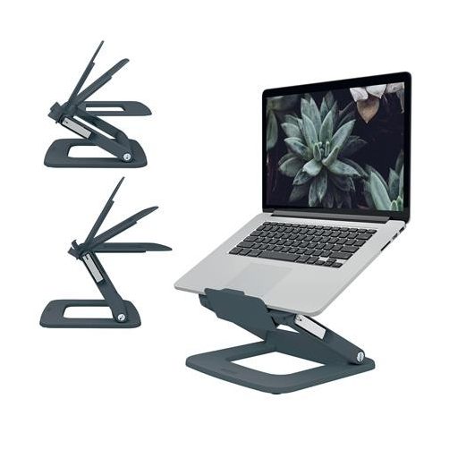 Laptop állvány, állítható, LEITZ "Ergo", szürke