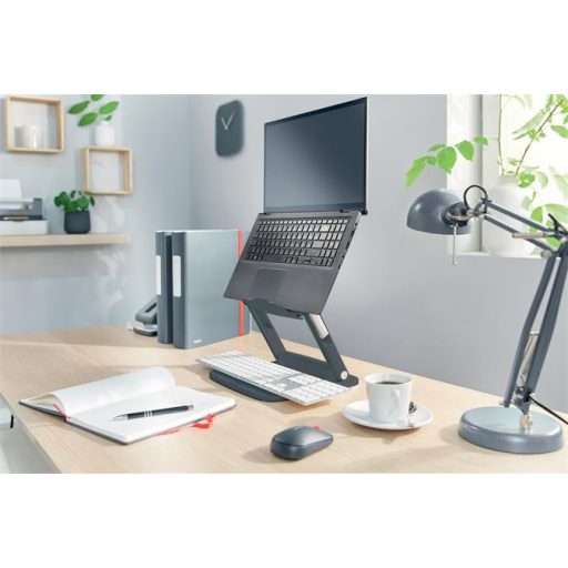 Laptop állvány, állítható, LEITZ "Ergo", szürke