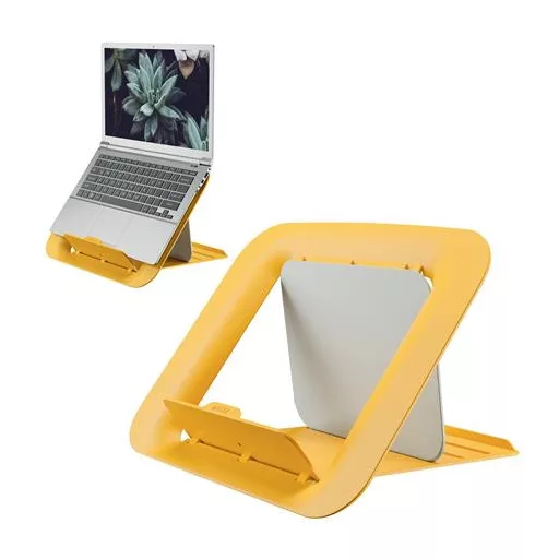 Laptop állvány, LEITZ "Ergo Cosy", melegsárga