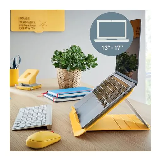 Laptop állvány, LEITZ "Ergo Cosy", melegsárga