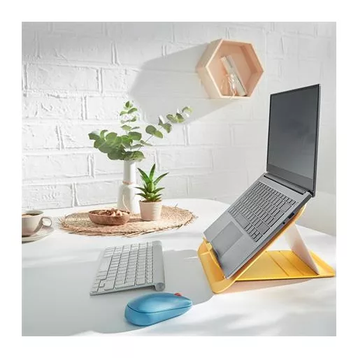 Laptop állvány, LEITZ "Ergo Cosy", melegsárga