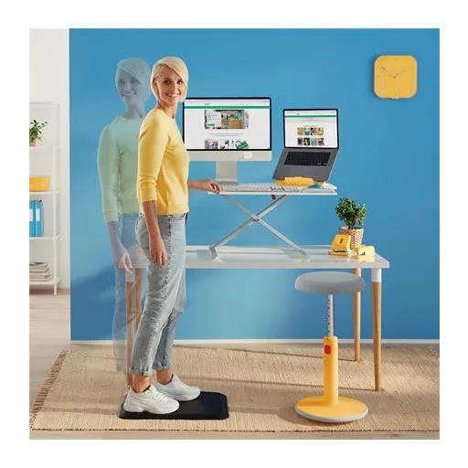 Laptop állvány, LEITZ "Ergo Cosy", melegsárga