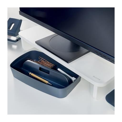 Monitorállvány, LEITZ "Ergo", fehér