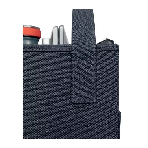 Hordozótáska, 3 rekeszes, LEITZ "Fabric Hot Desking", sötétszürke