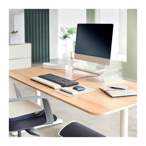 Monitorállvány, LEITZ "Ergo", világosszürke