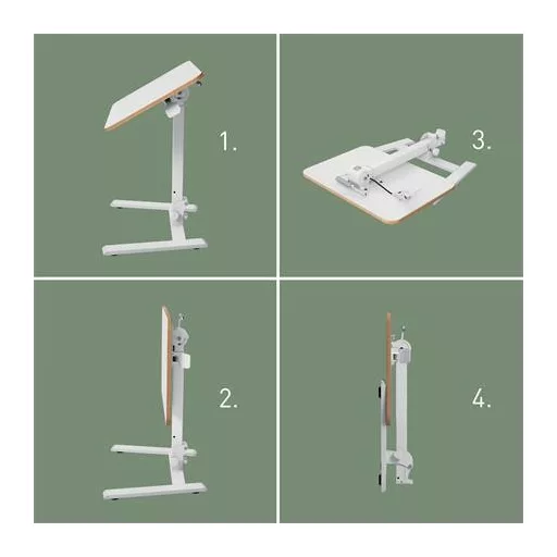 Ülő/álló laptop asztal, LEITZ "Ergo"
