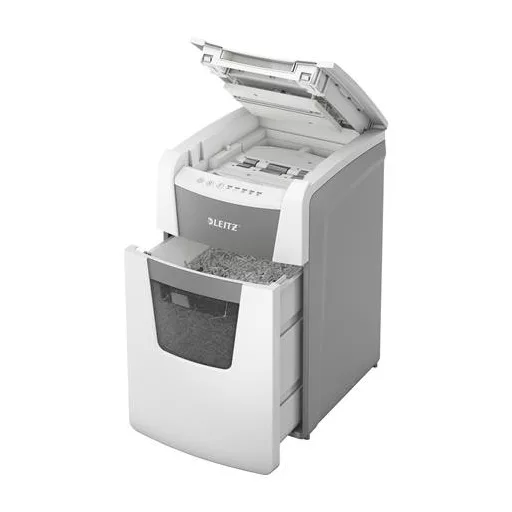 Iratmegsemmisítő, konfetti, 150 lap, LEITZ "IQ AutoFeed Office 150 P4 Pro"