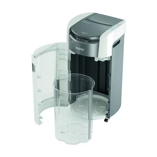 Iratmegsemmisítő, konfetti, 600 lap, LEITZ "IQ OptiMax Autofeed Office Pro 600 P4"