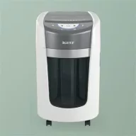   Iratmegsemmisítő, mikrokonfetti, 6 lap, LEITZ "IQ OptiMax Home Office 225 P5"