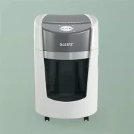   Iratmegsemmisítő, mikrokonfetti, 8 lap, LEITZ "IQ OptiMax Small Office 350 P5"