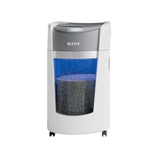 Iratmegsemmisítő, mikrokonfetti, 10 lap, LEITZ "IQ OptiMax P5"