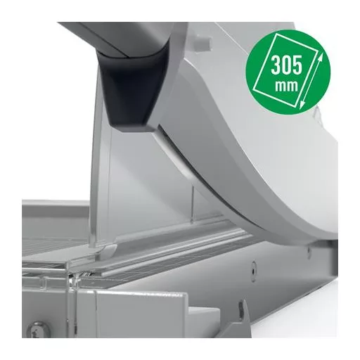 Vágógép, karos, A4, 8 lap, LEITZ "Precision Home A4"