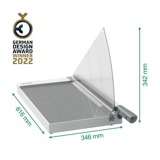 Vágógép, karos, A3, 10 lap, LEITZ "Precision Home Office"