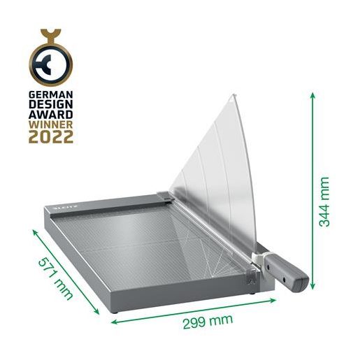 Vágógép, karos, A4+, 25 lap, LEITZ "Precision Office Pro A4+"