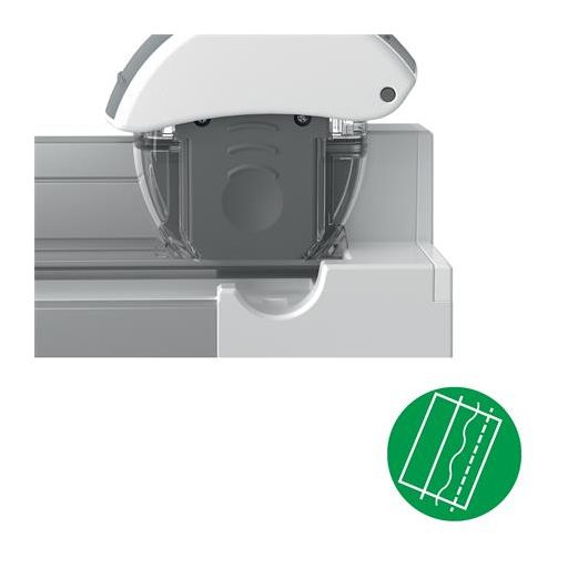 Vágógép, görgős, A4+, 15 lap, LEITZ "Precision Office A4+"