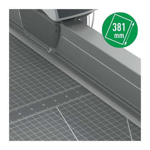 Vágógép, görgős, A4+, 15 lap, LEITZ "Precision Office A4+"