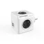 Elosztó, 4 aljzat, 2 USB csatlakozó, ALLOCACOC "PowerCube Original USB DE", fehér-szürke