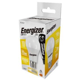   LED izzó, E27, normál gömb, 11,1W (75W), 1055lm, 3000K, ENERGIZER