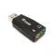 Audio adapter, 3,5 mm jack-USB átalakító, EQUIP "Life"
