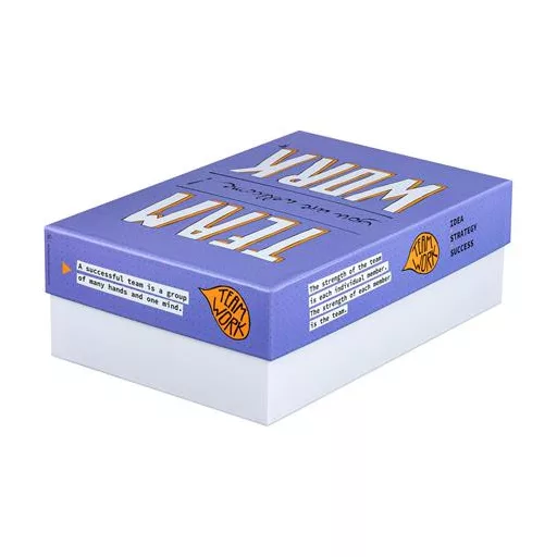 Ajándékdoboz, 24x36x12 cm, EXACOMPTA, csapatmunka