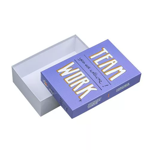 Ajándékdoboz, 24x36x12 cm, EXACOMPTA, csapatmunka