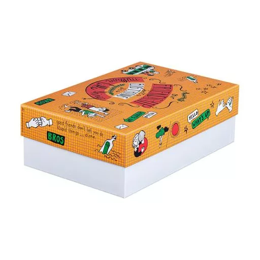 Ajándékdoboz, 24x36x12 cm, EXACOMPTA, barátság