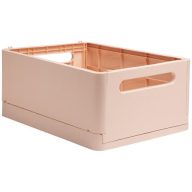   Tárolódoboz, A4+, összecsukható, EXACOMPTA "Skandi", nude