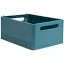 Tárolódoboz, A4+, összecsukható, EXACOMPTA "Skandi", nyugodt kék