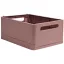 Tárolódoboz, A4+, összecsukható, EXACOMPTA "Skandi", rózsaszín