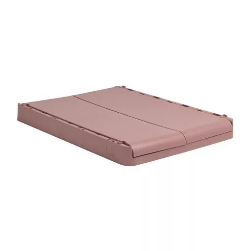 Tárolódoboz, A4+, összecsukható, EXACOMPTA "Skandi", rózsaszín