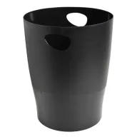   Papírkosár, 15 liter, PP, EXACOMPTA "Ecobin Economy", fekete