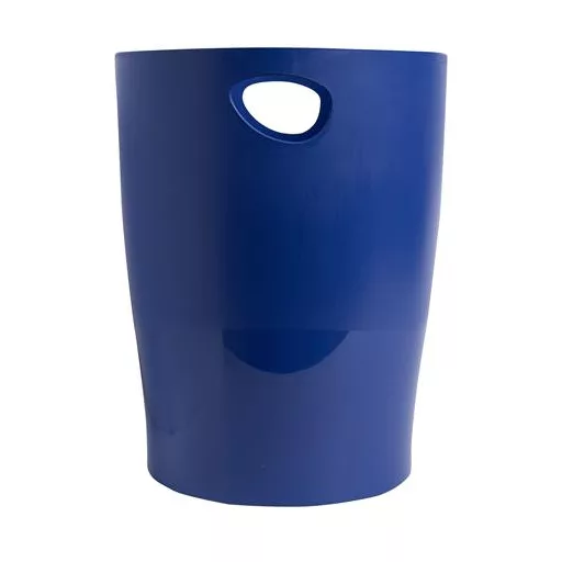 Papírkosár, 15 liter, PP, EXACOMPTA "Ecobin", sötétkék