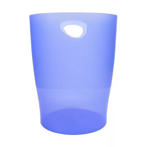 Papírkosár, 15 l, PP, EXACOMPTA "Linicolor", jégkék