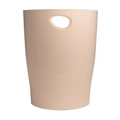 Papírkosár, 15 liter, PP, EXACOMPTA "Ecobin Skandi", nude