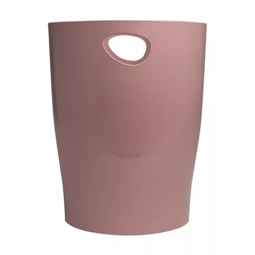 Papírkosár, 15 liter, PP, EXACOMPTA "Ecobin Skandi", púderrózsaszín