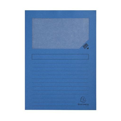 Mappa, ablakos, karton, EXACOMPTA "Forever®", vegyes színek