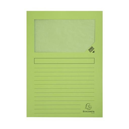 Mappa, ablakos, karton, EXACOMPTA "Forever®", vegyes színek