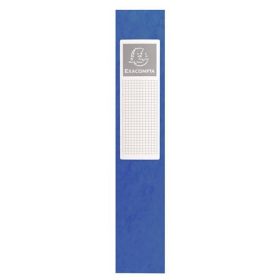 Gumis mappa, karton, A4, 60 mm, EXACOMPTA, kék
