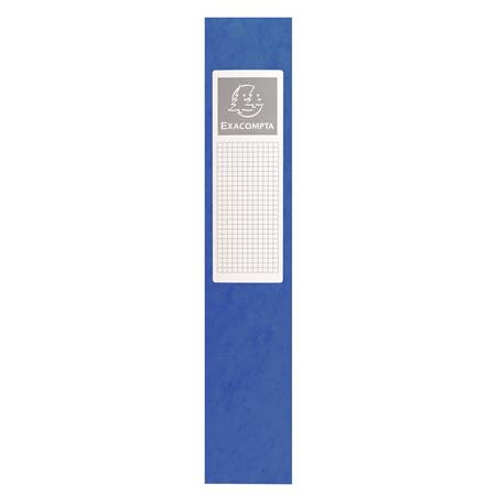 Gumis mappa, karton, A4, 60 mm, EXACOMPTA, kék